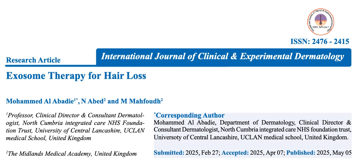 Exosome Therapy for Hair Loss